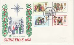 1978-11-22 Christmas Stamps Bethlehem Stuart FDC (82611)