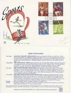 1980-10-10 Sport Stamps Cardiff FDC (82647)