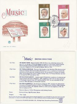 1980-09-10 British Conductors Stamps London SW FDC (82649)