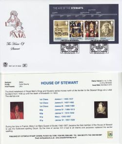 2010-03-23 House of Stewart Stamps M/S Edinburgh FDC (82673)