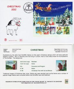2012-11-06 Christmas Stamps M/S Bethlehem FDC (82698)
