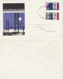 1964-09-04 Forth Road Bridge Stamps Northampton FDC (82759)