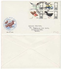 1966-08-08 British Birds Stamps PHOS London WC FDC (82779)