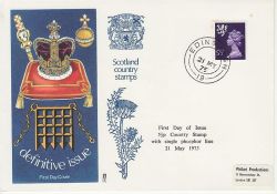 1975-05-21 Scotland Definitive Edinburgh cds FDC (82793)