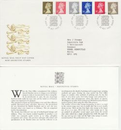 1993-10-26 Definitive Stamps Windsor FDC (82801)