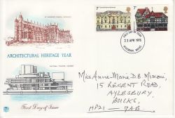 1975-04-23 Architectural Heritage Aylesbury FDC (82827)