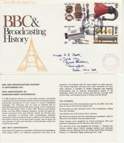1972-09-13 BBC Broadcasting Stamps Chelmsford FDC (82846)