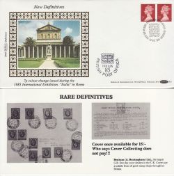 1985-10-29 Definitive Stamps Bureau Silk FDC (82902)