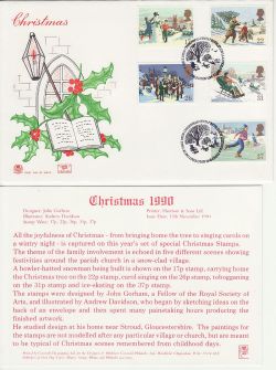 1990-11-13 Christmas Stamps Bethlehem FDC (82932)