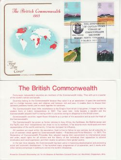 1983-03-09 Commonwealth Day Whitey FDC (83025)