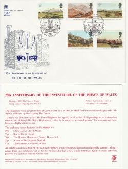 1994-03-01 Investiture Stamps Cardiff FDC (83050)