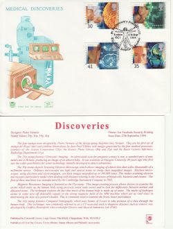 1994-09-27 Medical Discoveries Stamps London EC1 FDC (83056)