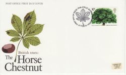 1974-02-27 British Trees Stamp Bureau FDC (83109)