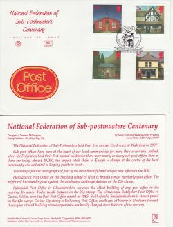 1997-08-12 Post Offices Stamps Castle Combe FDC (83114)