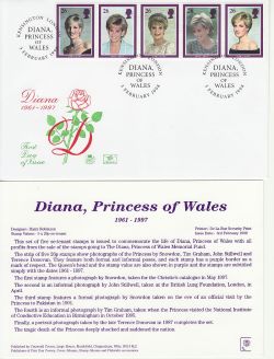 1998-02-03 Diana Stamps Kensington FDC (83126)