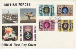 1977-05-11 Silver Jubilee Stamps FPO 843 cds FDC (83131)