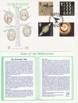 1999-08-03 Scientists Tale Stamps Jodrell Bank FDC (83138)