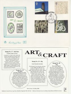 2000-05-02 Art and Craft Stamps Burslem Stoke FDC (83153)