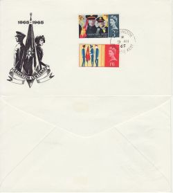 1965-08-09 Salvation Army Stamps Kennington cds FDC (83162)