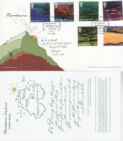 2004-03-16 Northern Ireland Stamps Enniskillen FDC (83184)