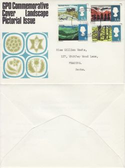 1966-05-02 Landscapes Stamps Reading FDC (83193)