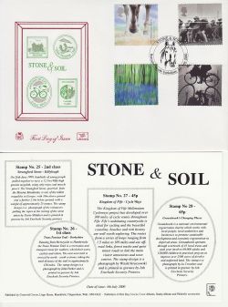 2000-07-04 Stone and Soil Stamps Barnsley FDC (83208)