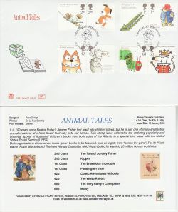 2006-01-10 Animal Tales Stamps London NW10 FDC (83272)