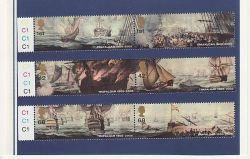 2005-10-18 Trafalgar Stamps C1 Margin MNH (83277)