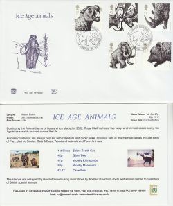2006-03-21 Ice Age Animals Stamps London FDC (83293)