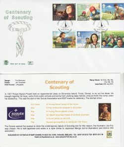 2007-07-26 Scout Centenary Brownsea Island FDC (83310)