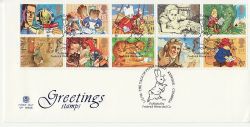 1994-02-01 Greetings Stamps Keswick FDC (83336)