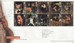 2004-09-16 Woodland Animals Stamps T/House FDC (83345)