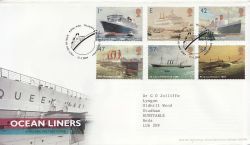 2004-04-13 Ocean Liners Stamps T/House FDC (83349)