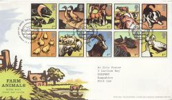 2005-01-11 Farm Animals Stamps T/House FDC (83351)