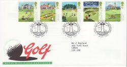 1994-07-05 Golf Stamps Turnberry FDC (83423)