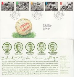 1996-05-14 Football Legends Stamps Wembley FDC (83437)