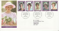 1998-02-03 Diana Stamps Bureau FDC (83443)