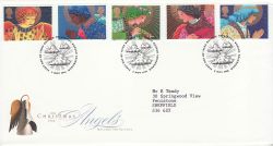 1998-11-02 Christmas Angels Stamps Bureau FDC (83444)