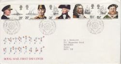 1982-06-16 Maritime Heritage Stamps Portsmouth FDC (83533)