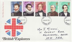 1973-04-18 British Explorers Stamps Aylesbury FDC (83541)