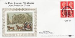 1991-08-06 88p Booklet Definitive Stamps Windsor FDC (83565)
