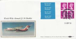1991-09-16 Definitive £1.56 Booklet Stamps Windsor FDC (83571)