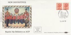 1985-07-16 Definitive 10p ACP Stamp Windsor FDC (83609)