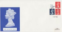 1988-09-05 Definitive Booklet Stamps Windsor FDC (83624)