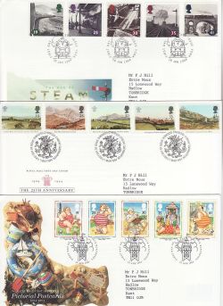 1994 Bulk Buy x9 First Day Covers With Special Pmks (83658)
