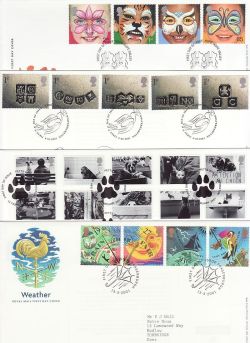 2001 Bulk Buy x12 Special Postmark FDC From 2001 (83663)