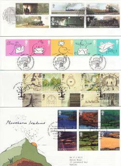 2004 Bulk Buy x12 FDC from 2004 With Special Pmks (83664)