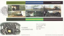 2004-01-13 Classic Locomotives M/S York FDC (83773)