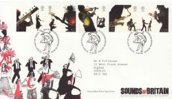 2006-10-03 Sounds of Britain Stamps Rock FDC (83783)