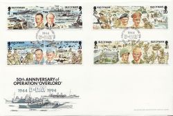 1994-06-06 IOM D-Day Stamps FDC (83909)